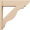 Ekena Millwork 7 1/2-in W x 28-in D x 28-in H Funston Slat Rough Cedar Woodgrain TimberThane Outlooker, Primed Tan OUTUR075X28X28FST24RCPR - alternate 5